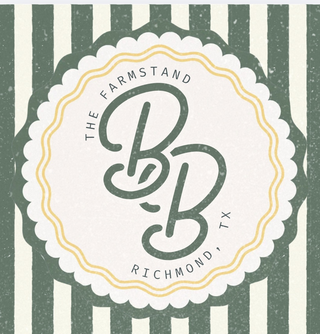 The Busy Bee Farmstand round BB logo